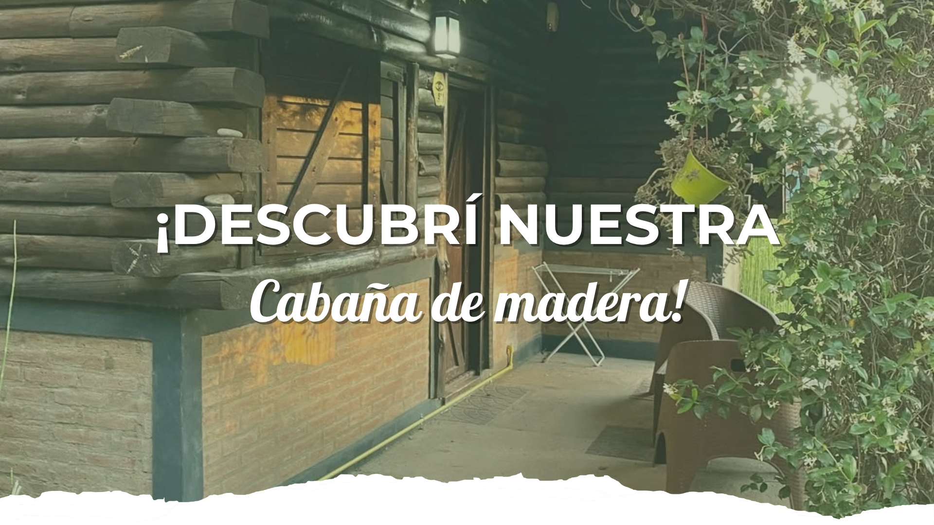 ¡Descubrí Nuestra Cabaña de Madera! - Haz clic para consultar por WhatsApp