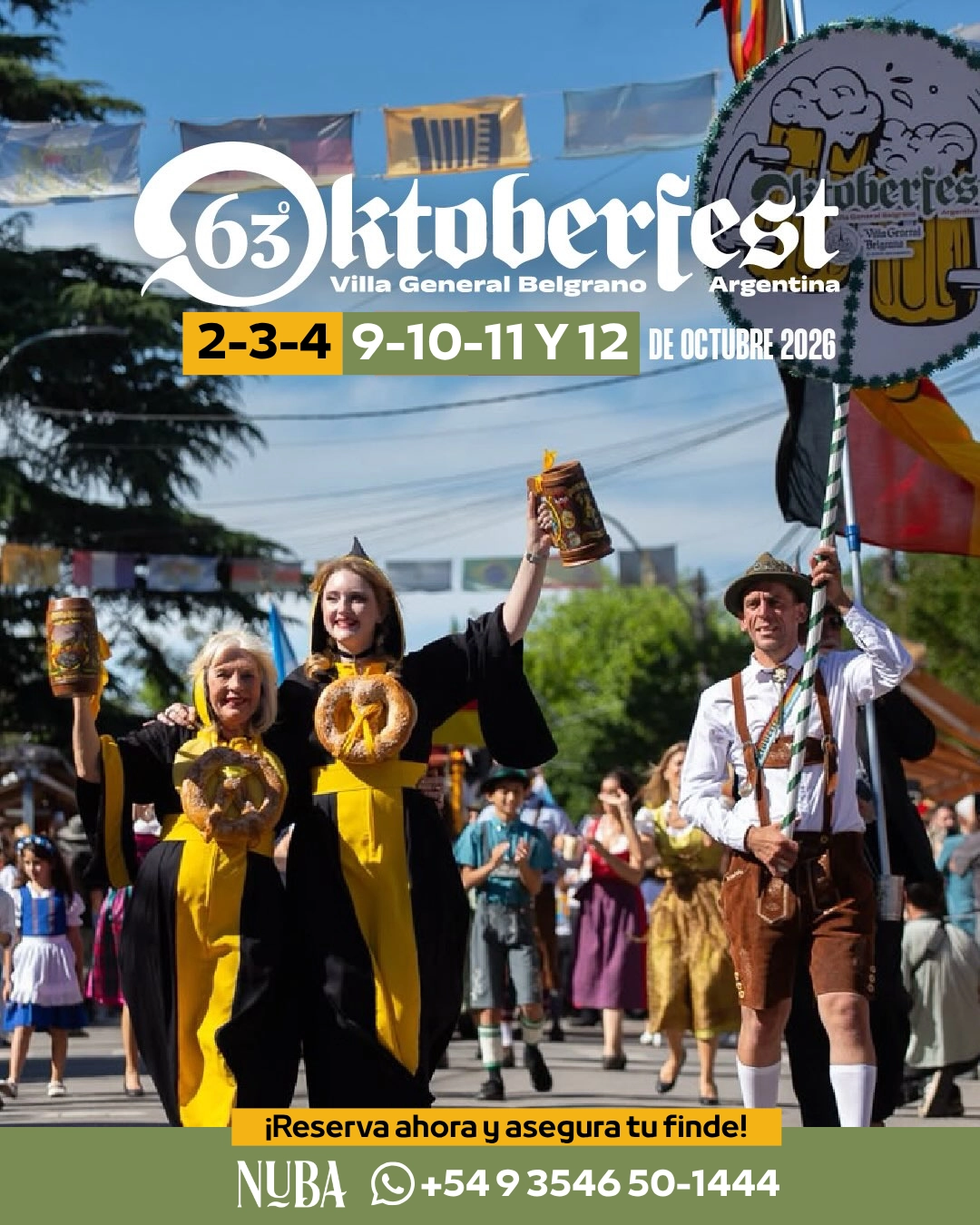 Oktoberfest Villa General Belgrano - Reservá tu cabaña Nuba
