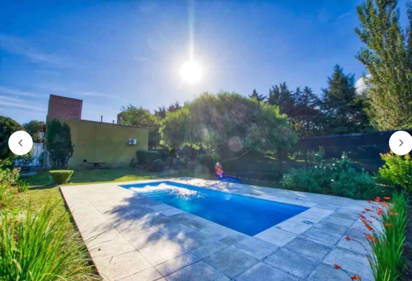 Cabaña Familiar - Acceso a piscina del complejo